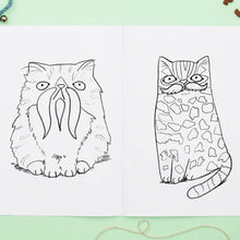 Load image into Gallery viewer, Meowstachio Cats Colouring Book - Jo Clark Design - Cat Lovers