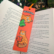 Load image into Gallery viewer, Bookmark - Well Read Panda Red Panda - Katie Abey
