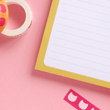 Load image into Gallery viewer, More Cats. Less People notepad - A5 Listpaid - Notes - cat lovers - Purple Tree Designs - stationery