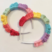 Load image into Gallery viewer, Rainbow Ruffle Headband - Robins and Rainbows