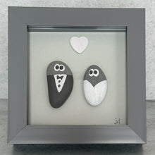 Load image into Gallery viewer, Wedding Pebble Art Frame - Pebbled19