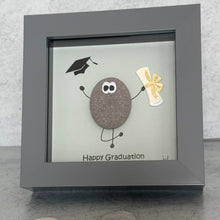Load image into Gallery viewer, Happy Graduation - Pebble Art Frame - Pebbled19