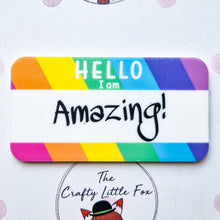 Load image into Gallery viewer, Mental Health Awareness Badges - Acrylic Pin Badge - The Crafty Little Fox