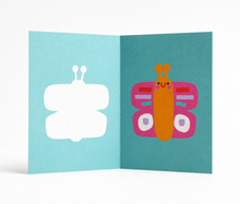 Load image into Gallery viewer, Greetings Card - Butterfly - Die Cut Card - Rumble Cards