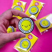 Load image into Gallery viewer, Acrylic Pin - Thinking about Overthinking - Pin Badge - The Playful Indian