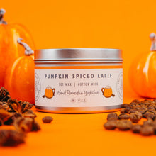 Load image into Gallery viewer, Candle - Pumpkin Spiced Latte - hand poured soy wax candles - The Yorkshire Candle Company Ltd