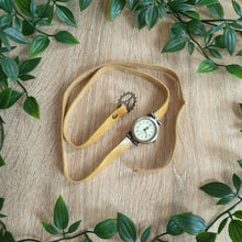 Load image into Gallery viewer, Leather Wrap Watch - Shadow Crafts - gift idea - recycled leather
