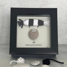 Load image into Gallery viewer, Newcastle United Pebble Art Frame - Pebbled19 - Football Fans