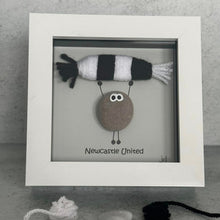 Load image into Gallery viewer, Newcastle United Pebble Art Frame - Pebbled19 - Football Fans