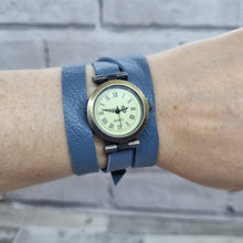 Load image into Gallery viewer, Leather Wrap Watch - Shadow Crafts - gift idea - recycled leather