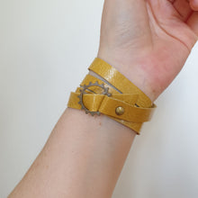 Load image into Gallery viewer, Leather Wrap Watch - Shadow Crafts - gift idea - recycled leather