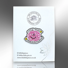 Load image into Gallery viewer, Enamel Pin - Little Miss Procrastinator Pin Badge - Motivational Gift for her - The Little Pin Co