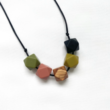 Load image into Gallery viewer, Teething Necklace - Coppertone - Geometric Silicon Bead Teething Jewellery - Mama Knows
