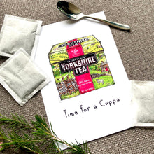 Load image into Gallery viewer, Art Print - A5 - Time for a Cuppa - Yorkshire Tea - HD Designs
