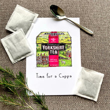 Load image into Gallery viewer, Art Print - A5 - Time for a Cuppa - Yorkshire Tea - HD Designs