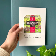 Load image into Gallery viewer, Art Print - A5 - Time for a Cuppa - Yorkshire Tea - HD Designs