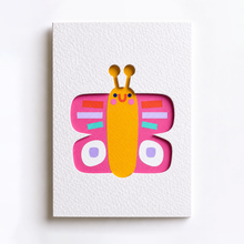 Load image into Gallery viewer, Greetings Card - Butterfly - Die Cut Card - Rumble Cards