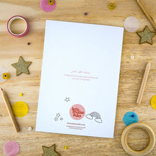 Load image into Gallery viewer, Colour In Keepsake Greetings Card - Just Add Colour Unicorn Personalised Card - Wishing You a Magical Day - Let's Make & Do