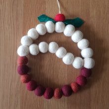 Load image into Gallery viewer, Felt Ball Christmas Pudding Hanging Christmas Decoration - Useless Buttons