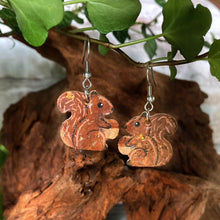 Load image into Gallery viewer, Squirrel Hook Earrings - Natural Cork Jewellery - Incorknito Designs