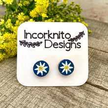 Load image into Gallery viewer, Snowman Studs - Christmas Natural Cork Jewellery - Incorknito Designs