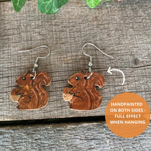 Load image into Gallery viewer, Squirrel Hook Earrings - Natural Cork Jewellery - Incorknito Designs