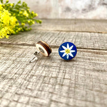 Load image into Gallery viewer, Snowman Studs - Christmas Natural Cork Jewellery - Incorknito Designs