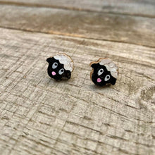 Load image into Gallery viewer, Sheep Stud Earrings - Natural Cork Jewellery - Incorknito Designs
