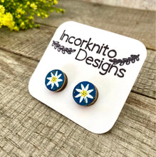 Load image into Gallery viewer, Snowman Studs - Christmas Natural Cork Jewellery - Incorknito Designs