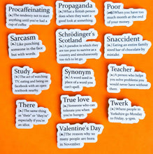 Load image into Gallery viewer, Dictionary Definition Stickers - Lots of sayings! - The Crafty Little Fox