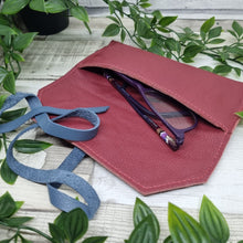 Load image into Gallery viewer, Leather Glasses case - Shadow Crafts - reusable gift idea