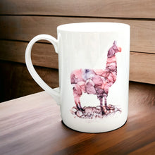 Load image into Gallery viewer, Mug - Llama - Nichol Stokes Designs - Alcohol Ink Artwork