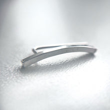 Load image into Gallery viewer, Ear Climber - Silver Bar - Sterling Silver - Gemma Fozzard