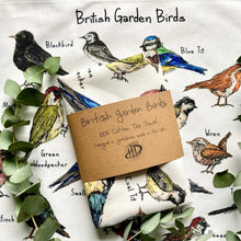 Load image into Gallery viewer, Tea Towel - Garden Birds - HD Designs