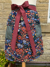 Load image into Gallery viewer, Half Apron - Night time Farm - Kitsch-ina - Retro style organic cotton pinny