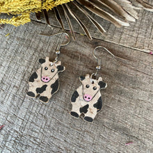 Load image into Gallery viewer, Cow Hook Earrings - Natural Cork Jewellery - Incorknito Designs
