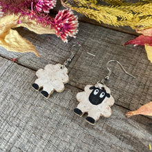 Load image into Gallery viewer, Sheep Hook Earrings - Natural Cork Jewellery - Incorknito Designs