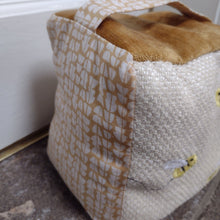 Load image into Gallery viewer, Fabric Doorstop - Door Stopper - Bees - Made by Marianne Gifts