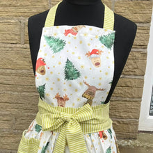 Load image into Gallery viewer, Christmas Apron - Christmas Reindeer Apron - Kitsch-ina