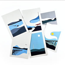 Load image into Gallery viewer, Northern Landscapes Mini Print set - OR8 Design - 6 mini screen prints