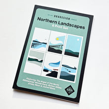 Load image into Gallery viewer, Northern Landscapes Mini Print set - OR8 Design - 6 mini screen prints