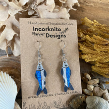 Load image into Gallery viewer, Fish Hook Earrings - Natural Cork Jewellery - Incorknito Designs