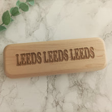 Load image into Gallery viewer, Engraved Bamboo Pen and Matching Case - Leeds Leeds Leeds - Leeds United - Fred & Bo