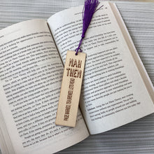 Load image into Gallery viewer, Wooden Bookmarks - Yorkshire Slang - Lots of Sayings - Fred & Bo - Yorkshire gift ideas