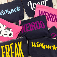 Load image into Gallery viewer, Pouch - Weirdo - Organic cotton - various colours - 44 Ideas