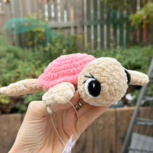 Load image into Gallery viewer, Crochet Baby/Children Plush Toy - UKCA Tested - Small Turtle - Paw in Hand Crafts