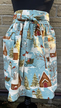 Load image into Gallery viewer, Christmas Apron - Christmas Snow Scene Pinny - Kitsch-ina