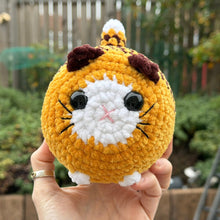 Load image into Gallery viewer, Crochet Baby/Children Plush Toy - UKCA Tested - Large Ginger Tabby Cat - Paw in Hand Crafts