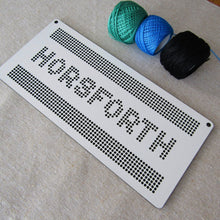 Load image into Gallery viewer, DIY Embroidery Kit - Horsforth Road Sign - Fred & Bo - Yorkshire Gifts
