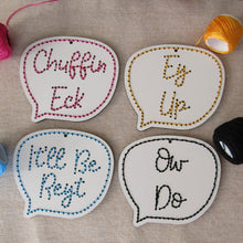 Load image into Gallery viewer, DIY Embroidery Kit- Yorkshire Slang Stitch Kit - Fred & Bo - Yorkshire Gifts